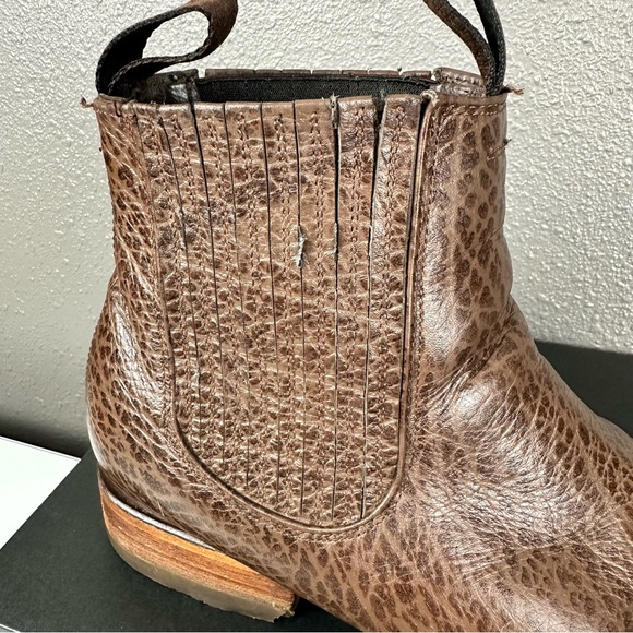 Silverton Men's Shoulder Genuine Leather Western Square Toe Short Boots !READ! - Picture 3 of 16